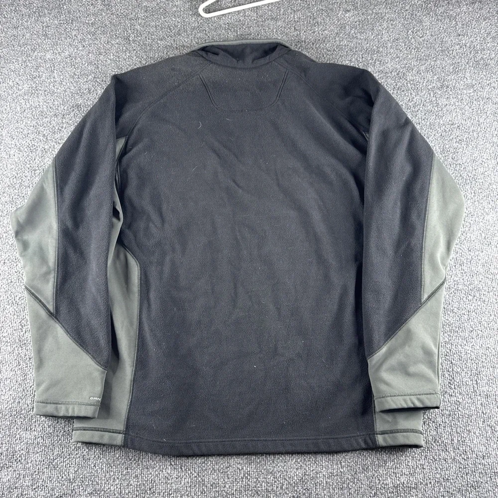 Columbia Titanium Quarter Zip XL Pullover Mens Black Omni-Shield